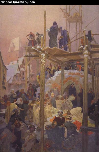 Alfons Mucha A Brothel Converted to a Convent