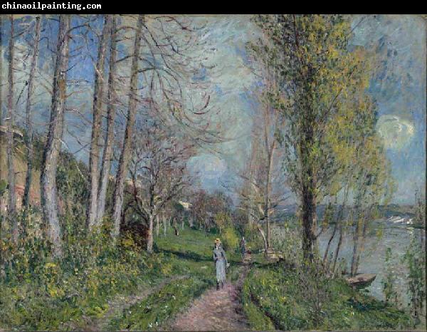 Alfred Sisley Banks of the Seine at By