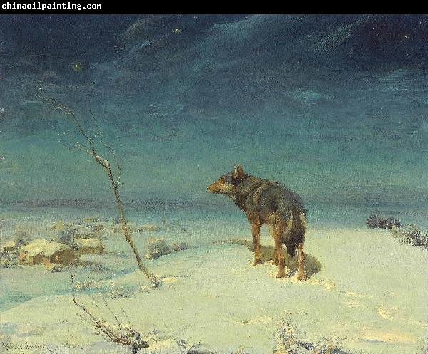 Alfred de Dreux The lone Wolf