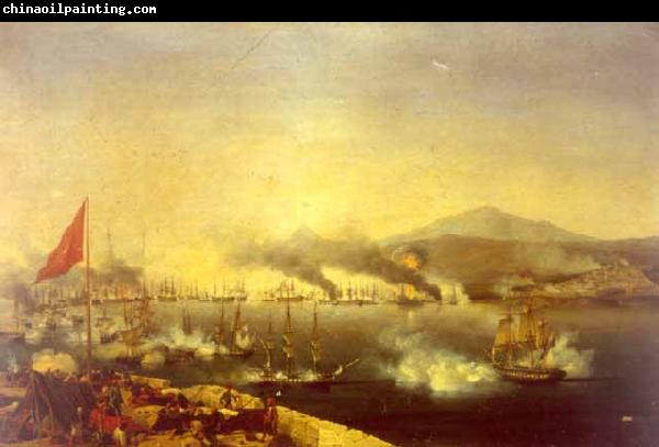 Ambroise-Louis Garneray The Naval Battle of Navarino