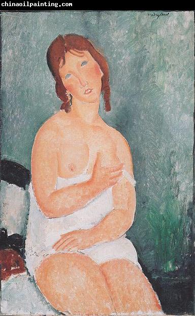 Amedeo Modigliani Junge Frau im Hemd