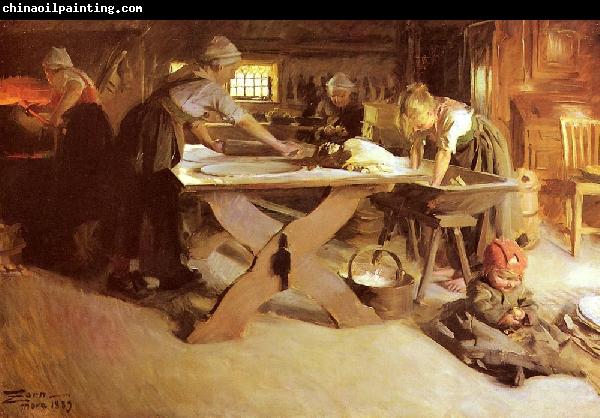 Anders Zorn Bread Baking