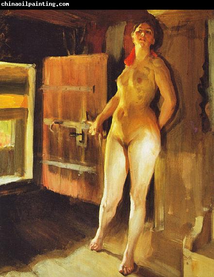 Anders Zorn Girl in the Loft