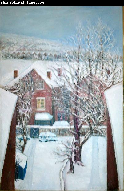 Anita Ree Wimbledon snowscape