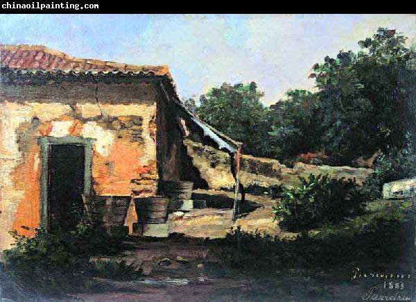 Antonio Parreiras My first oil study