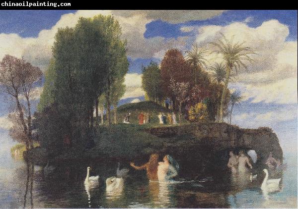 Arnold Bocklin The island of life