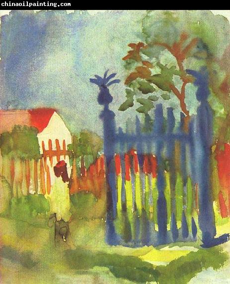 August Macke Gartentor