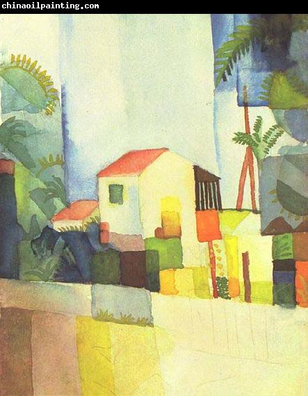 August Macke Helles Haus