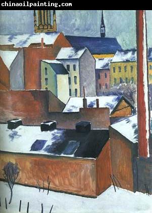 August Macke St Mary im Schnee