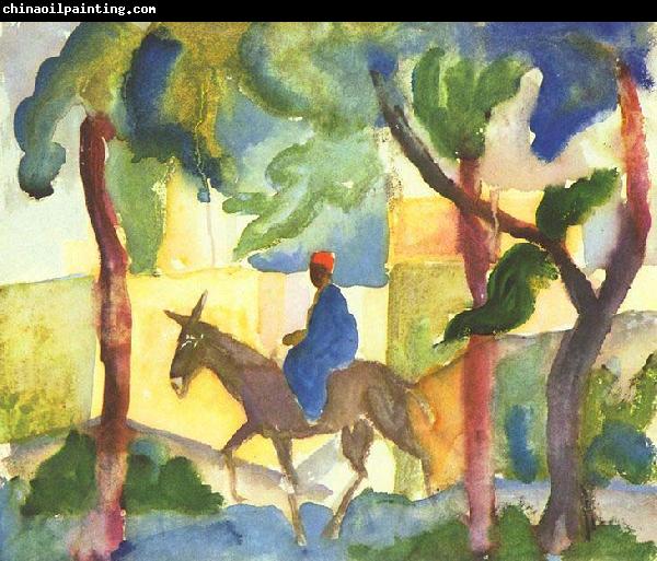 August Macke Eselreiter