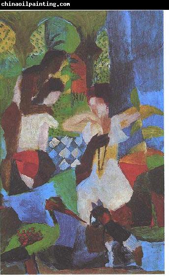 August Macke Turkish jewelry dealer