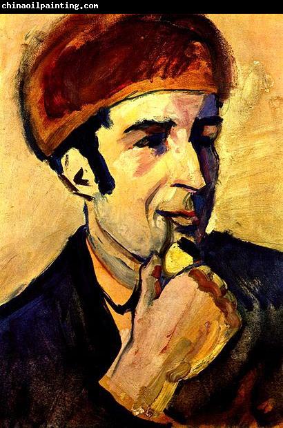 August Macke Portrait de Franz Marc