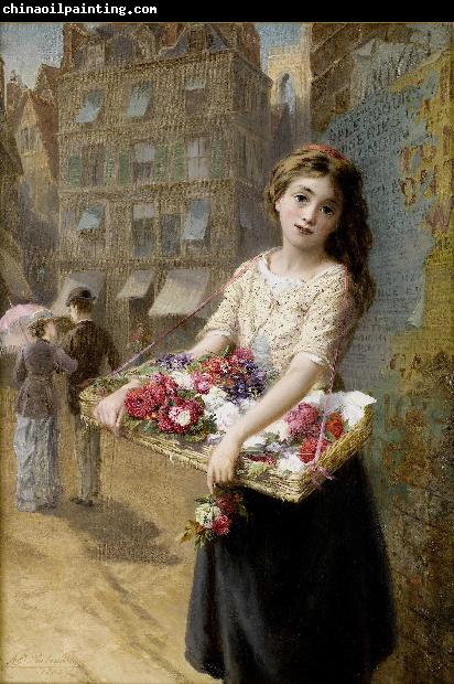 Augustus Earle A street flower seller