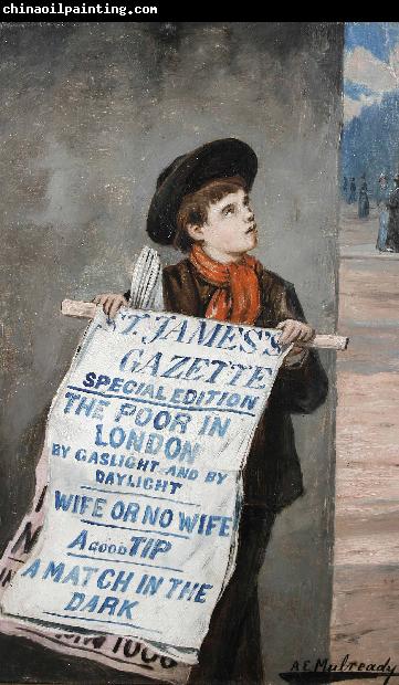 Augustus e.mulready A London Newsboy