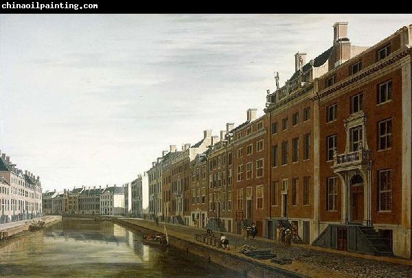 BERCKHEYDE, Gerrit Adriaensz. The Bend in the Herengracht near the Nieuwe Spiegelstraat in Amsterdam