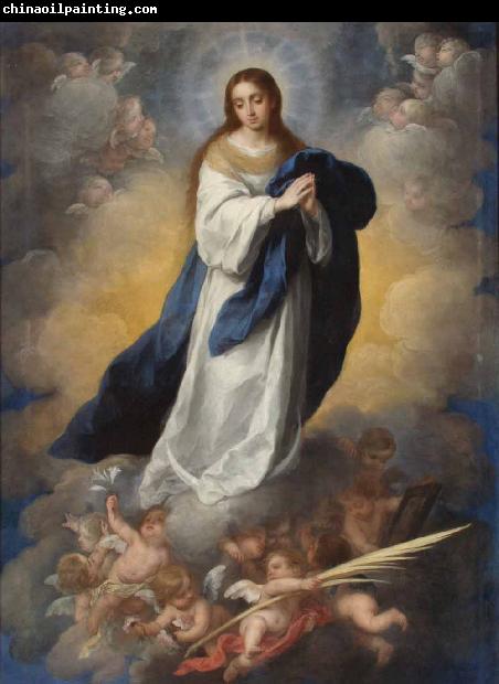 Bartolome Esteban Murillo La Inmaculada Concepcion del espejo