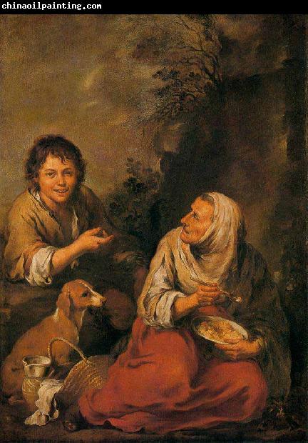 Bartolome Esteban Murillo Old Woman and Boy