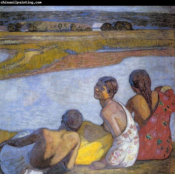 Bela Ivanyi-Grunwald Gypsy Girls by the Banks of Lapos