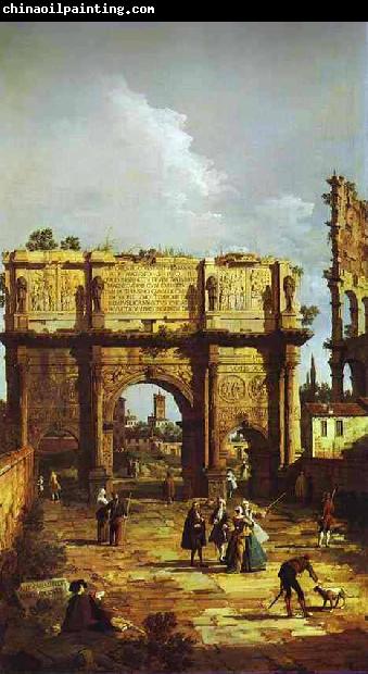 Bernardo Bellotto Arch of Constantine