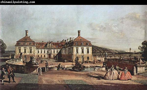 Bernardo Bellotto Das kaiserliche Lustschlob Schlobhof, Ehrenhofseite