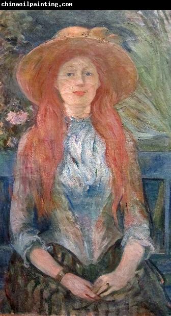 Berthe Morisot Jeune fille dans un parc