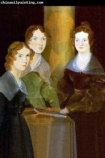 Branwell Bronte A painting of the three Bronta sisters