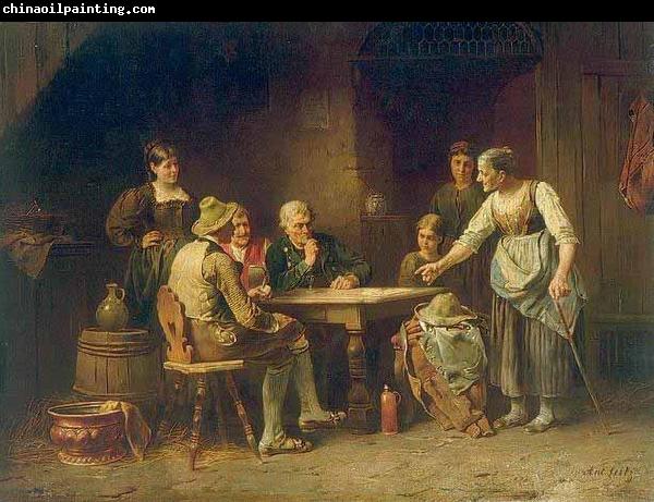 CHERICO, Francesco Antonio del Scene at the inn