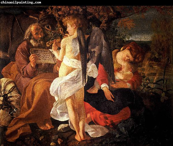 Caravaggio Rest on the Flight into Egypt