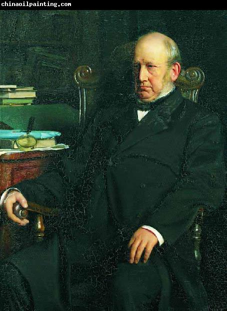 Carl Heinrich Bloch Portrait of Andreas Frederik Krieger