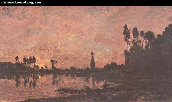 Charles-Francois Daubigny Sonnenuntergang an der Oise