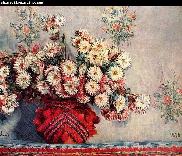 Claude Monet Stilleben mit Chrysanthemen