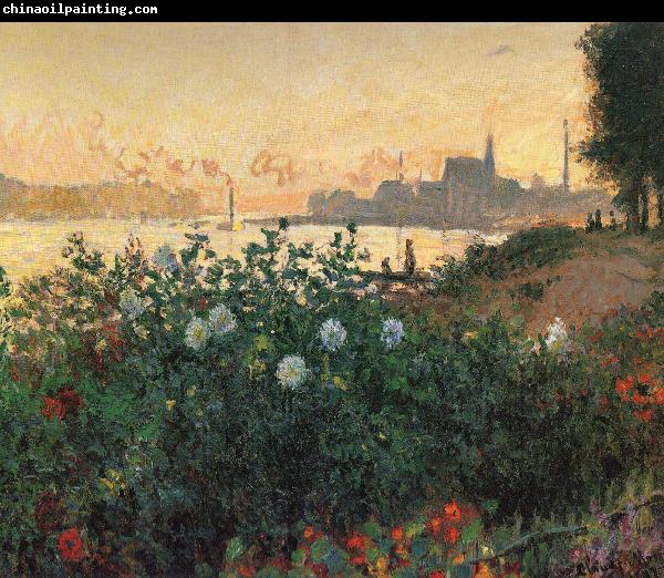 Claude Monet Flowered Riverbank