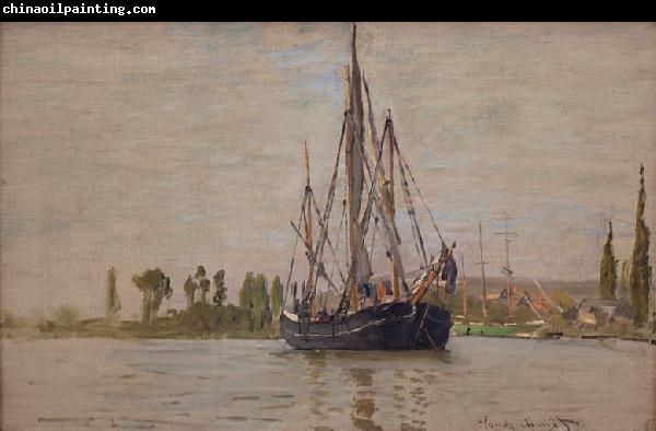 Claude Monet Chasse-maree at anchor