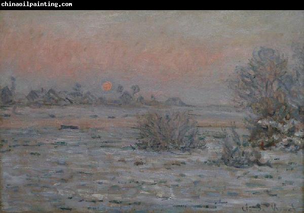 Claude Monet Soleil d'hiver a Lavacourt