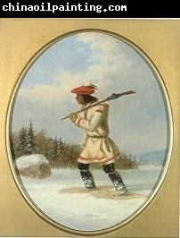 Cornelius Krieghoff Indian Hunter