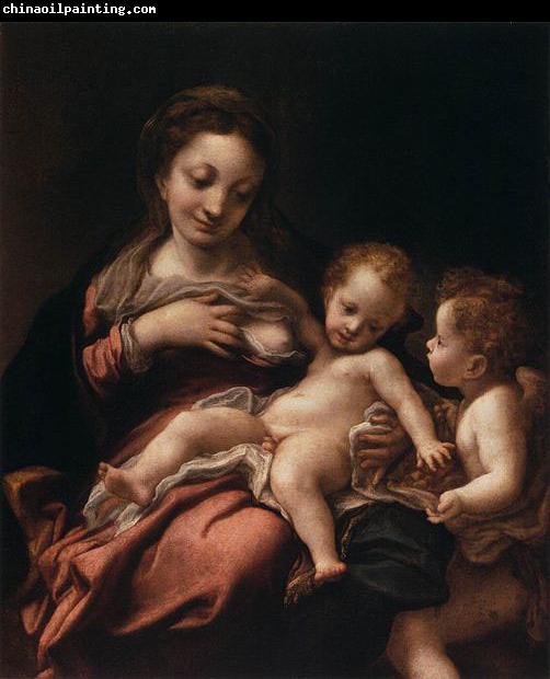 Correggio Virgin and Child with an Angel