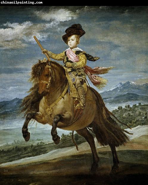 Diego Velazquez Equestrian Portrait of Prince Balthasar Charles