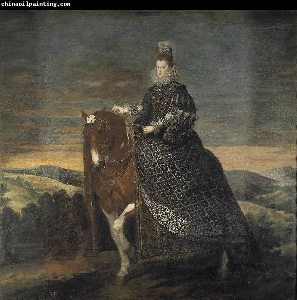 Diego Velazquez Equestrian Portrait of Margarita of Austria