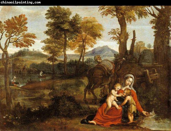 Domenichino The Rest on the Flight into Egypt