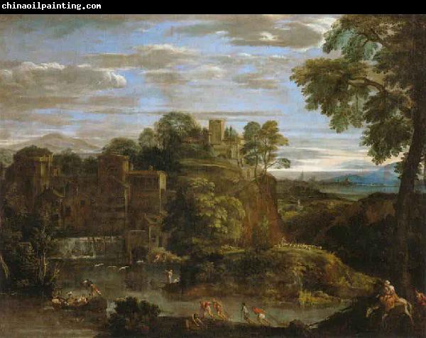 Domenichino Landscape with The Flight into Egypt