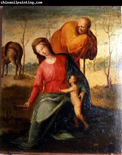 Domenico di Pace Beccafumi The Flight into Egypt