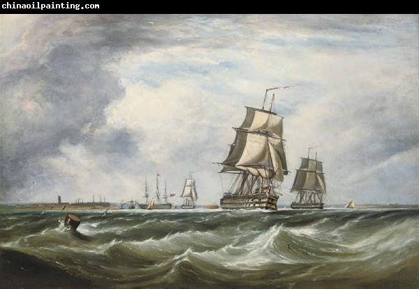 Ebenezer Colls A Royal Naval Squadron running out of Portsmouth