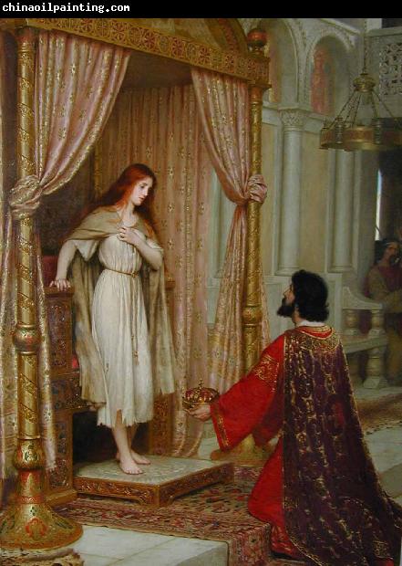 Edmund Blair Leighton The King and the Beggar maid