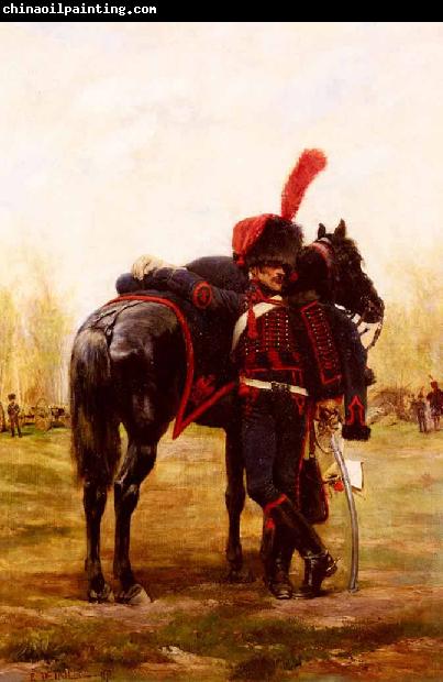 Edouard Detaille Artillerie a cheval de la Garde Imperiale