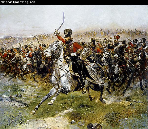 Edouard Detaille Charge of the 4th Hussars at the battle of Friedland, 14 June 1807