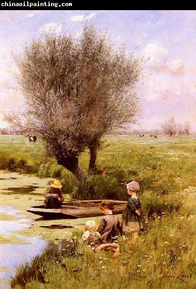 Emile Claus Afternoon Along The River