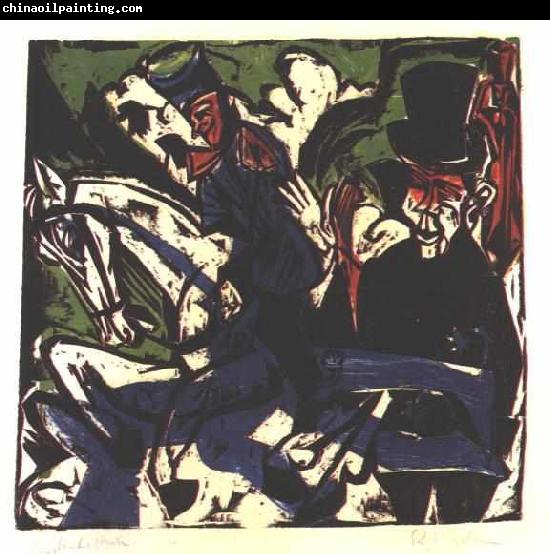 Ernst Ludwig Kirchner Schlemihls entcounter with small grey man