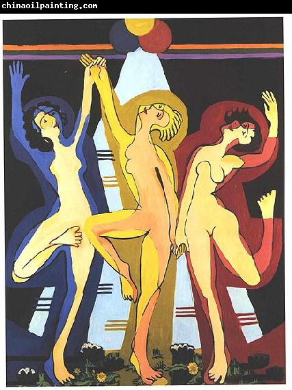 Ernst Ludwig Kirchner Colourfull dance