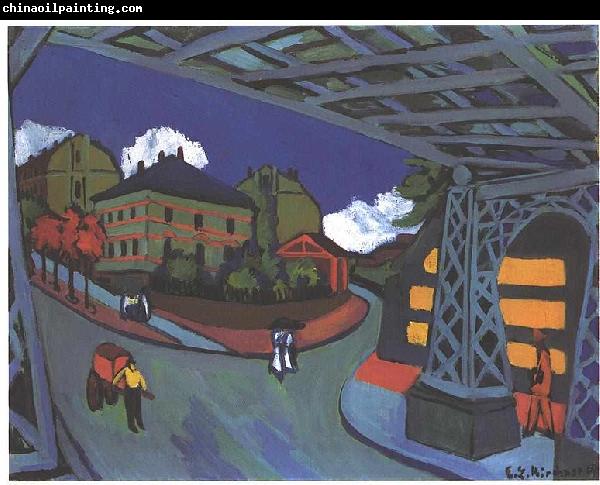 Ernst Ludwig Kirchner Railway underpass in Dresden