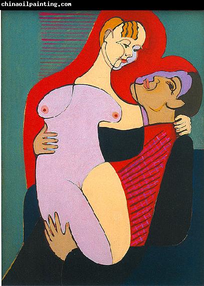 Ernst Ludwig Kirchner Great Lovers ( Mr and Miss Hembus)